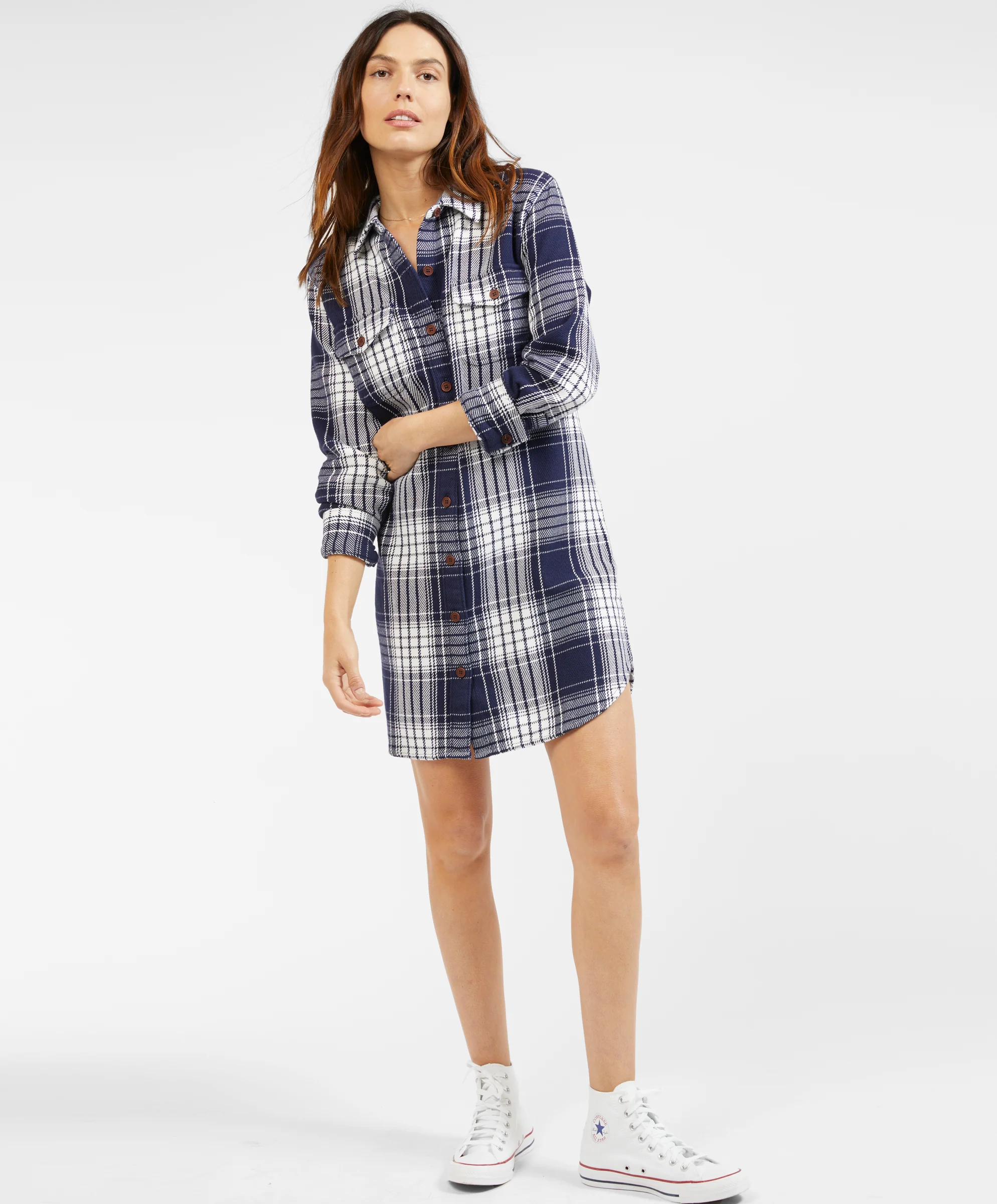 Blanket Shirt Dress - Outerworn - Image 4