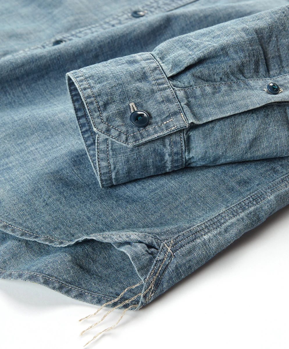 Chambray Utility Shirt - Image 7