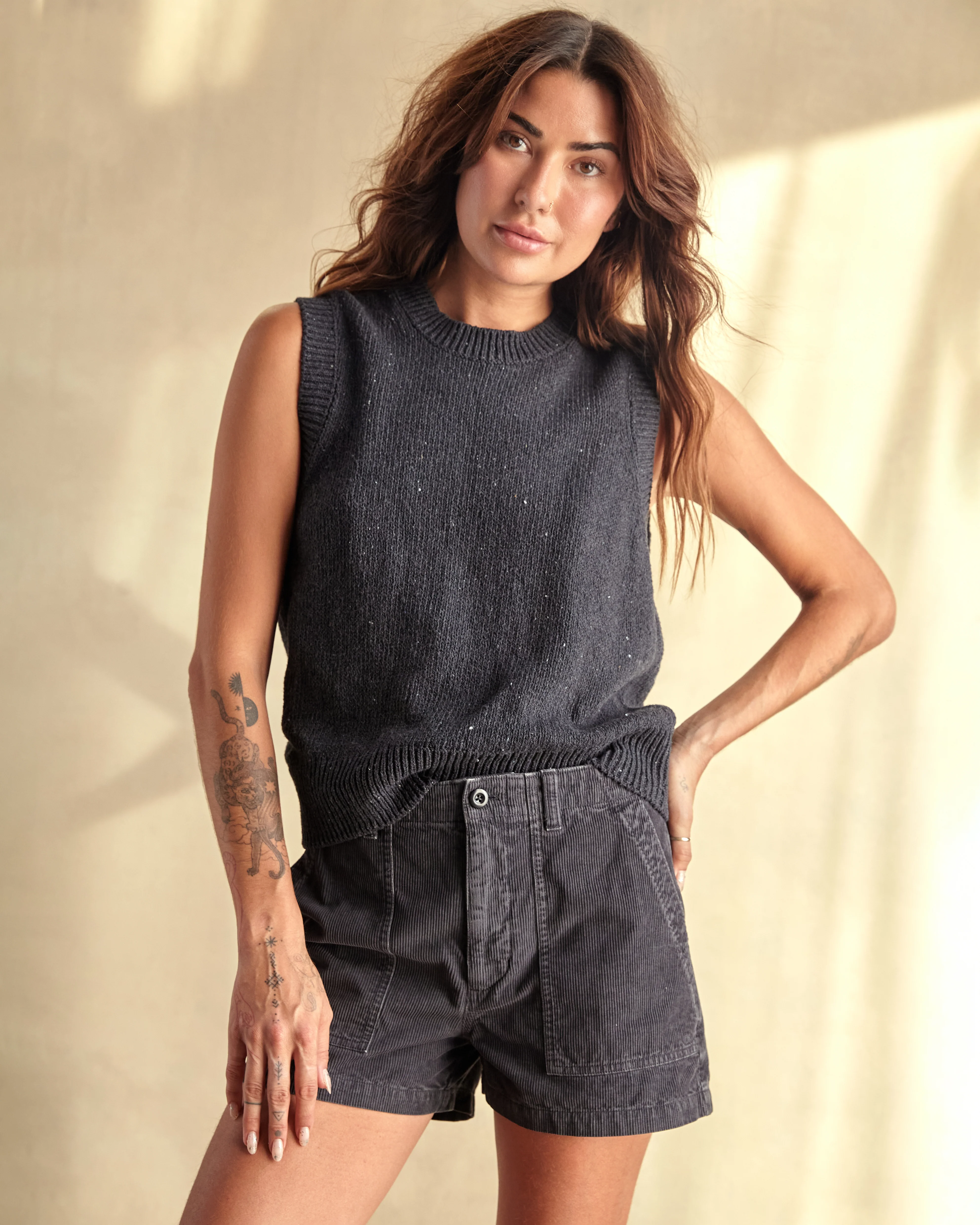 Crescent Knit Tank - FINAL SALE