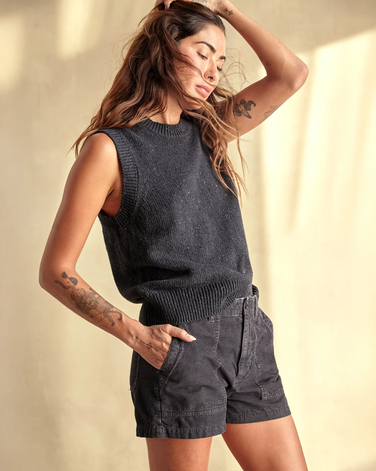 Crescent Knit Tank - FINAL SALE - Image 2