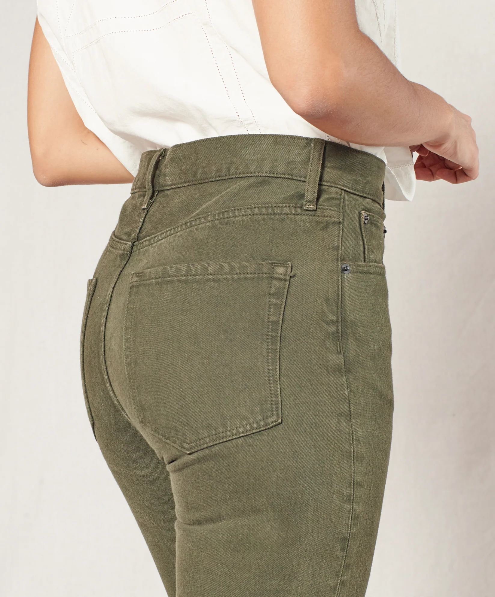 Dune High Rise Slim Fit Jeans - Outerworn - Image 3