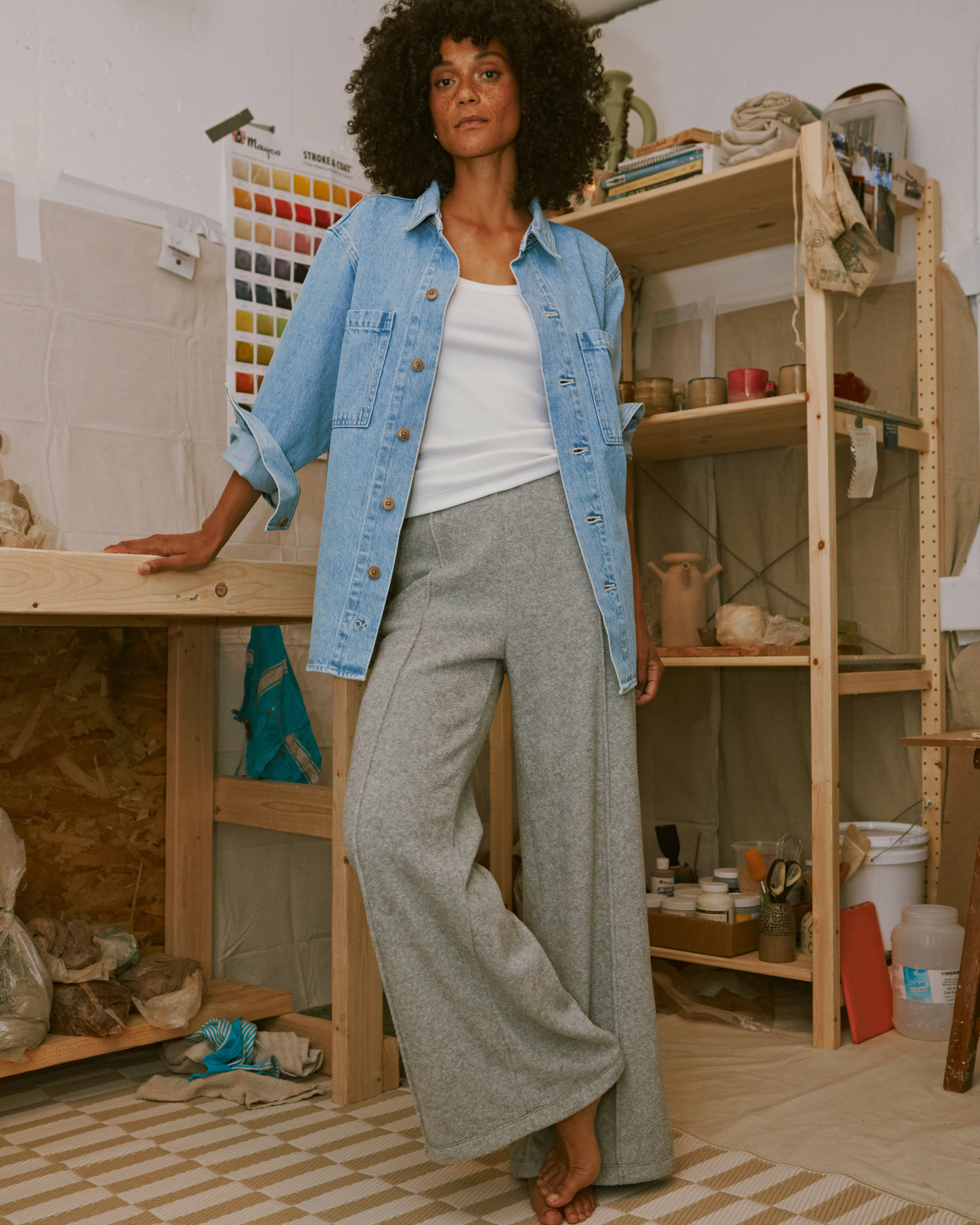 Hightide Wide Leg Pant - FINAL SALE - Image 4