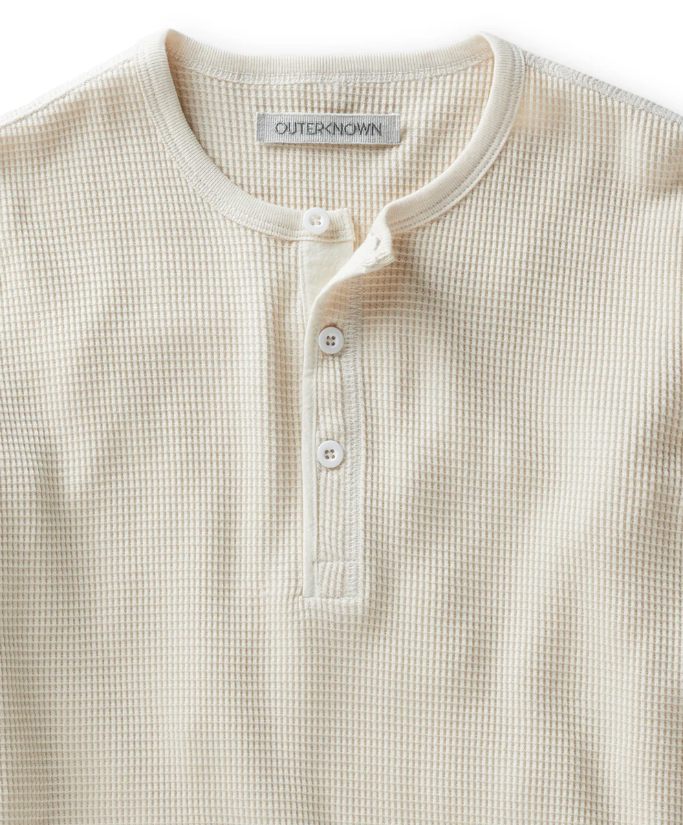 Maritime Waffle Henley - Outerworn - Image 3