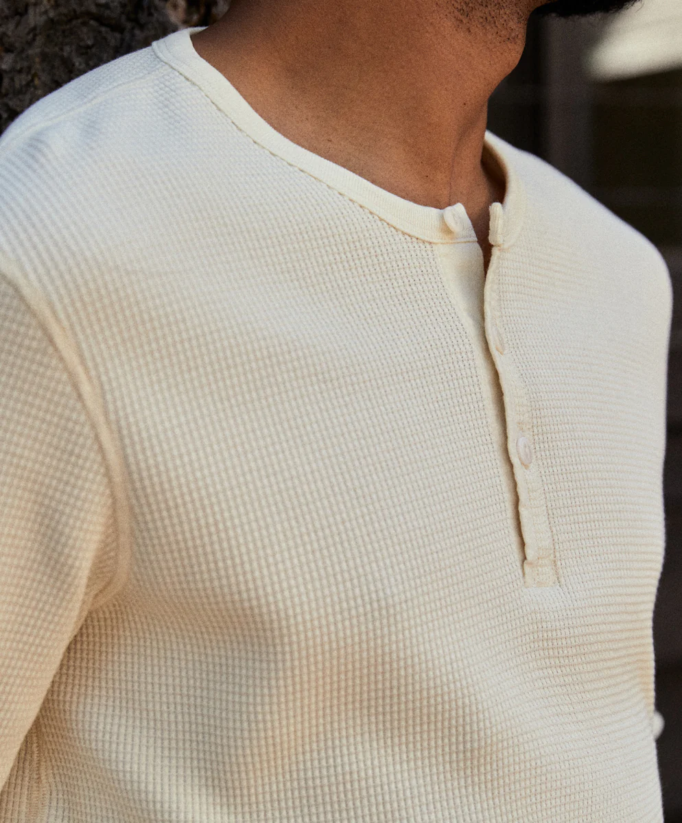 Maritime Waffle Henley - Outerworn - Image 4