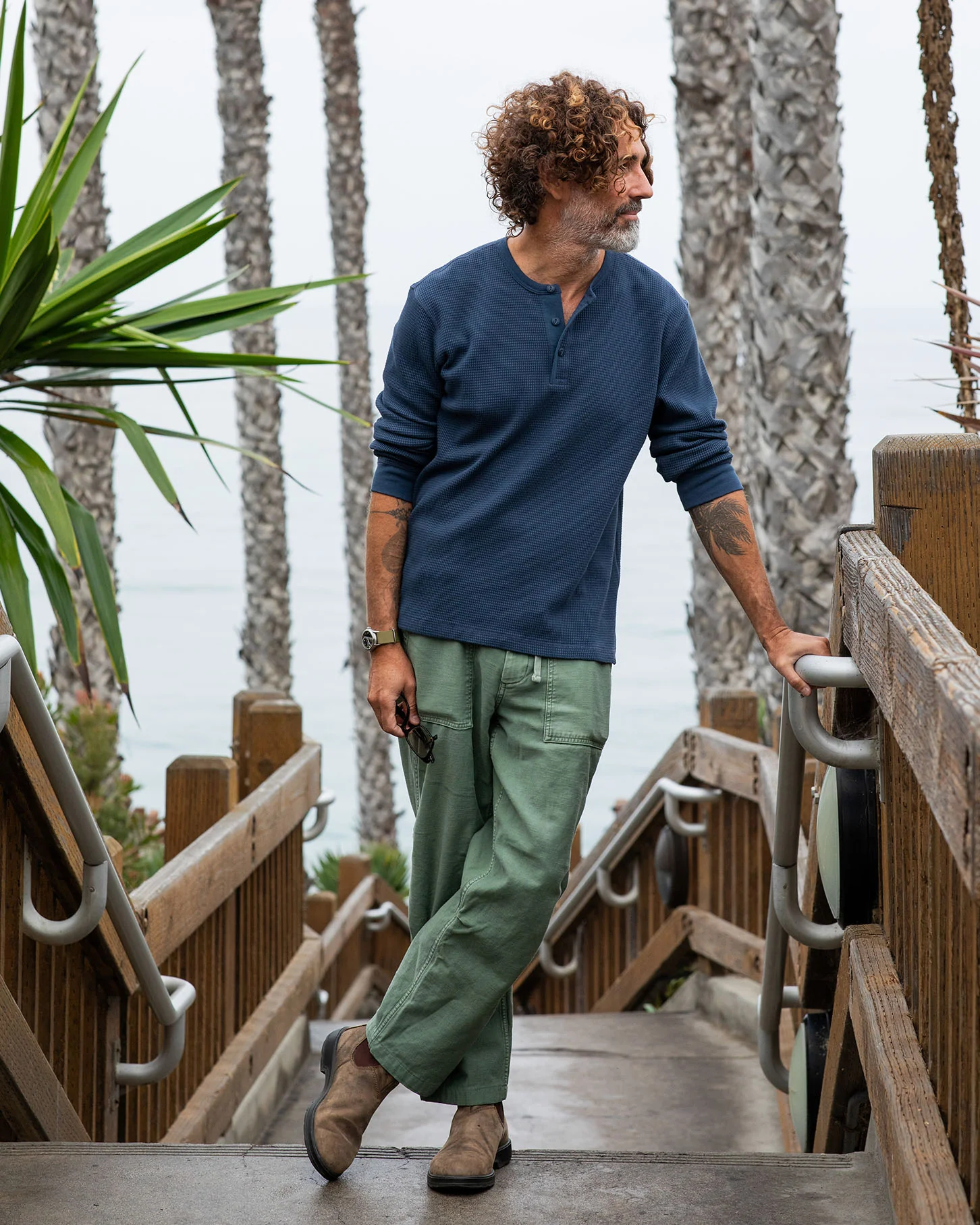 Maritime Waffle Henley - Image 5