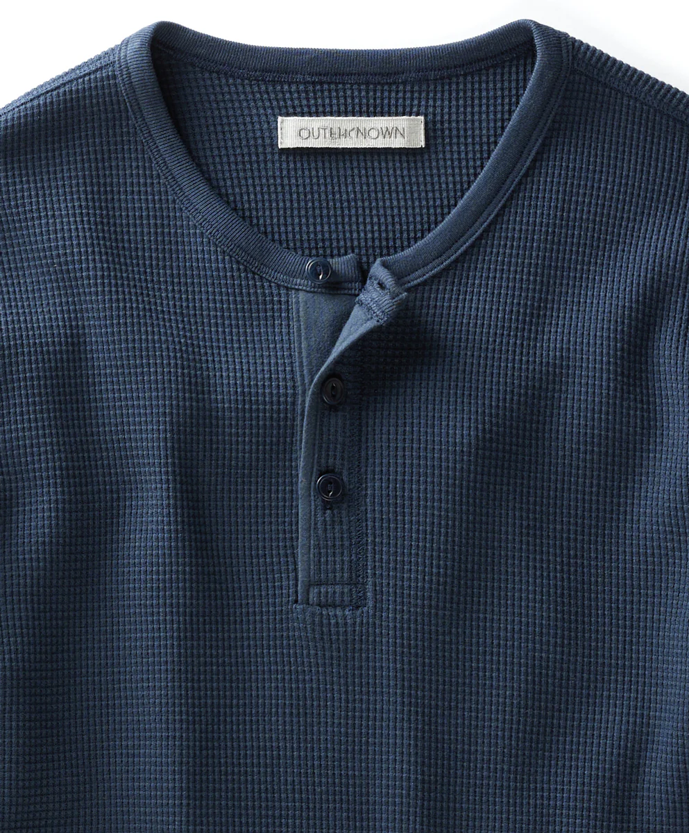 Maritime Waffle Henley - Outerworn - Image 3
