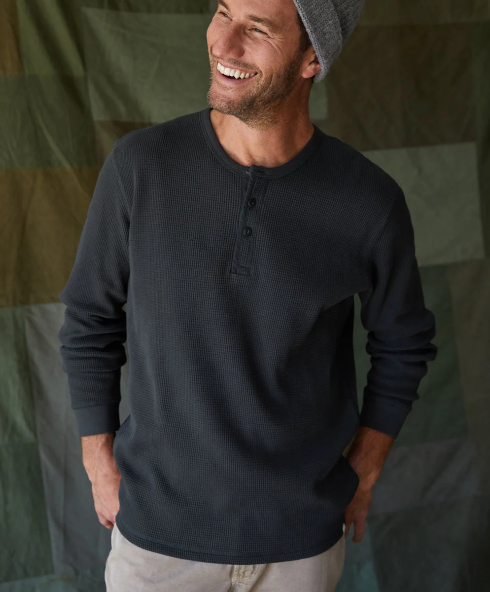 Maritime Waffle Henley - Outerworn - Image 8