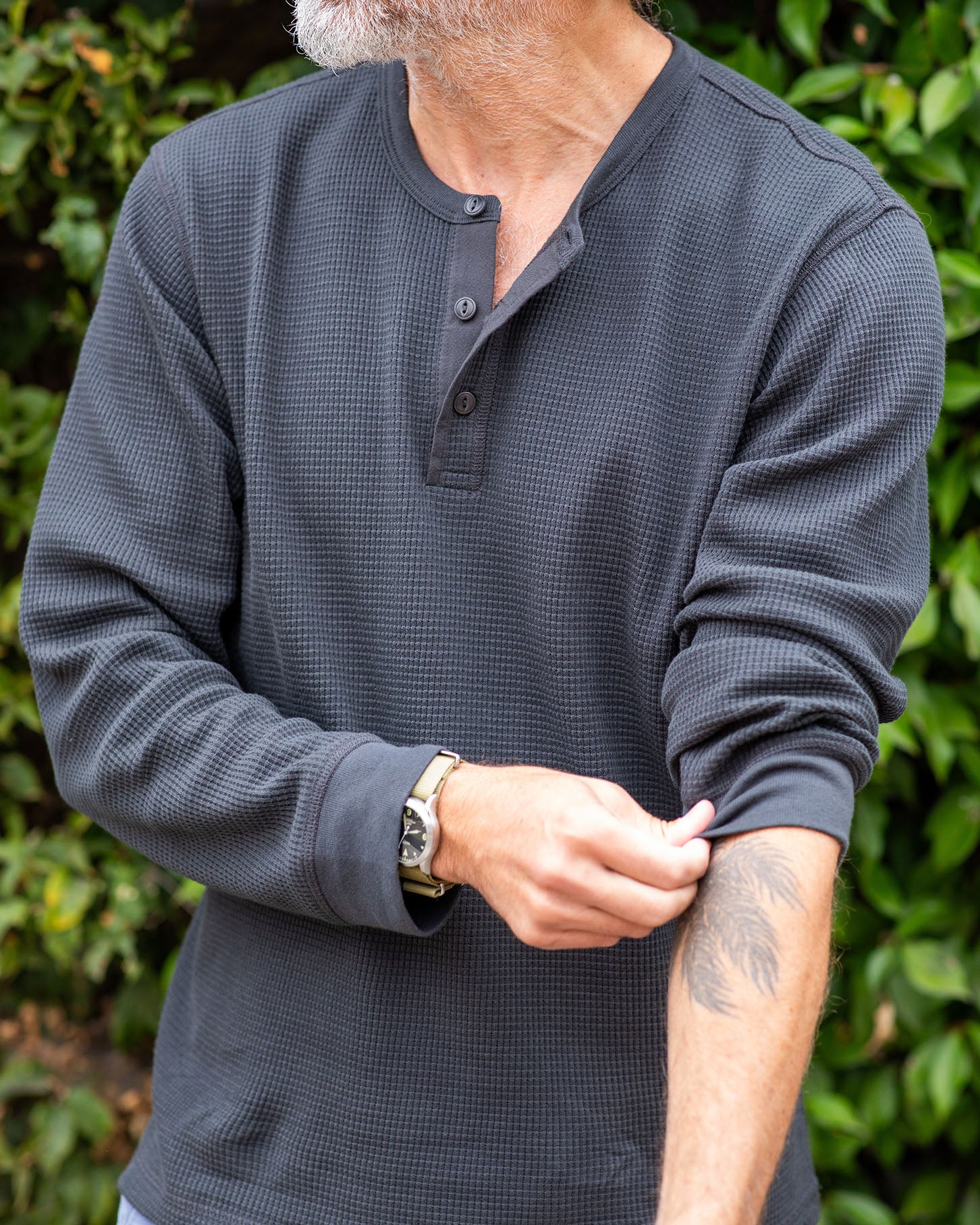 Maritime Waffle Henley - SALE - Image 5