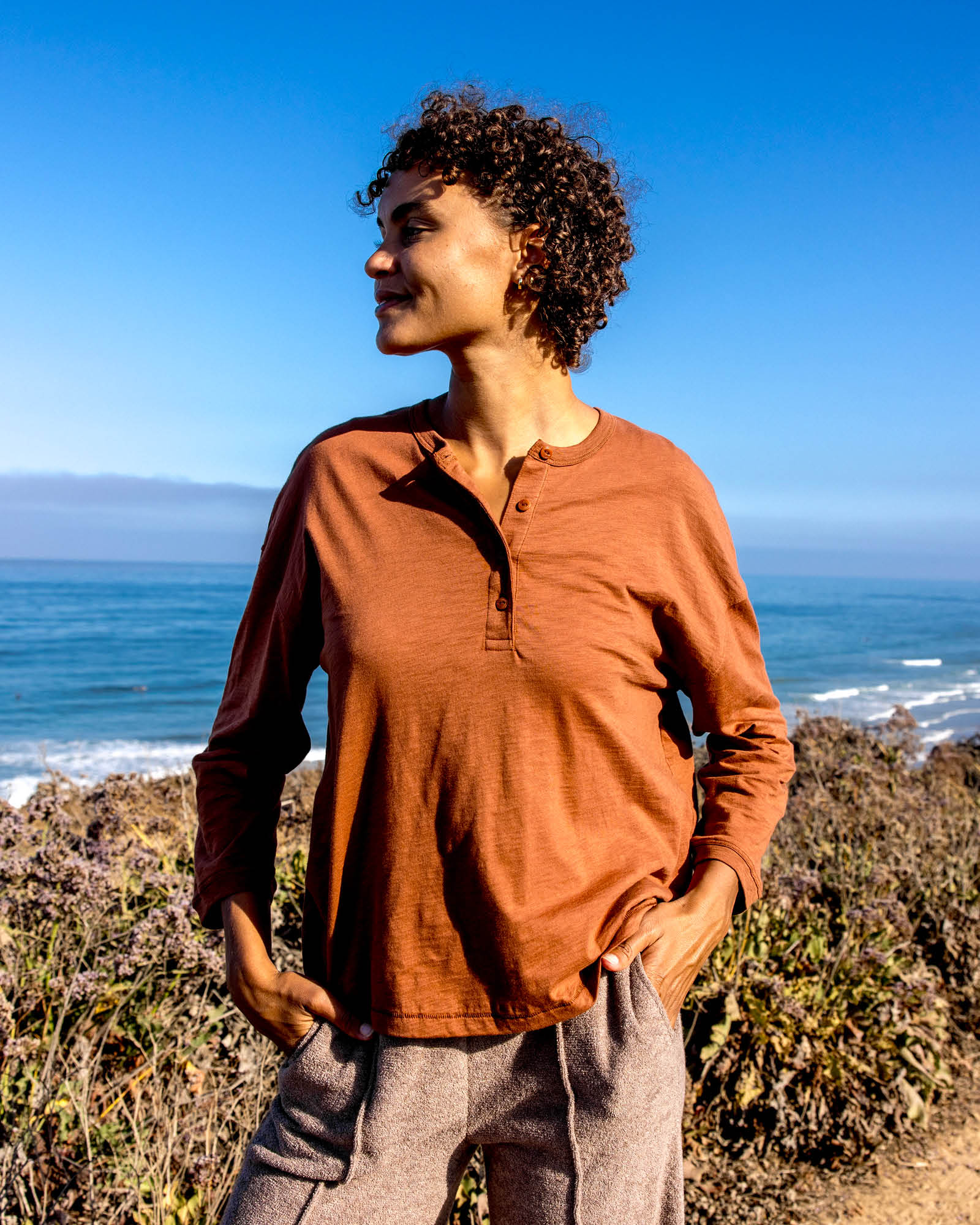 Saltwater Slub Henley - FINAL SALE