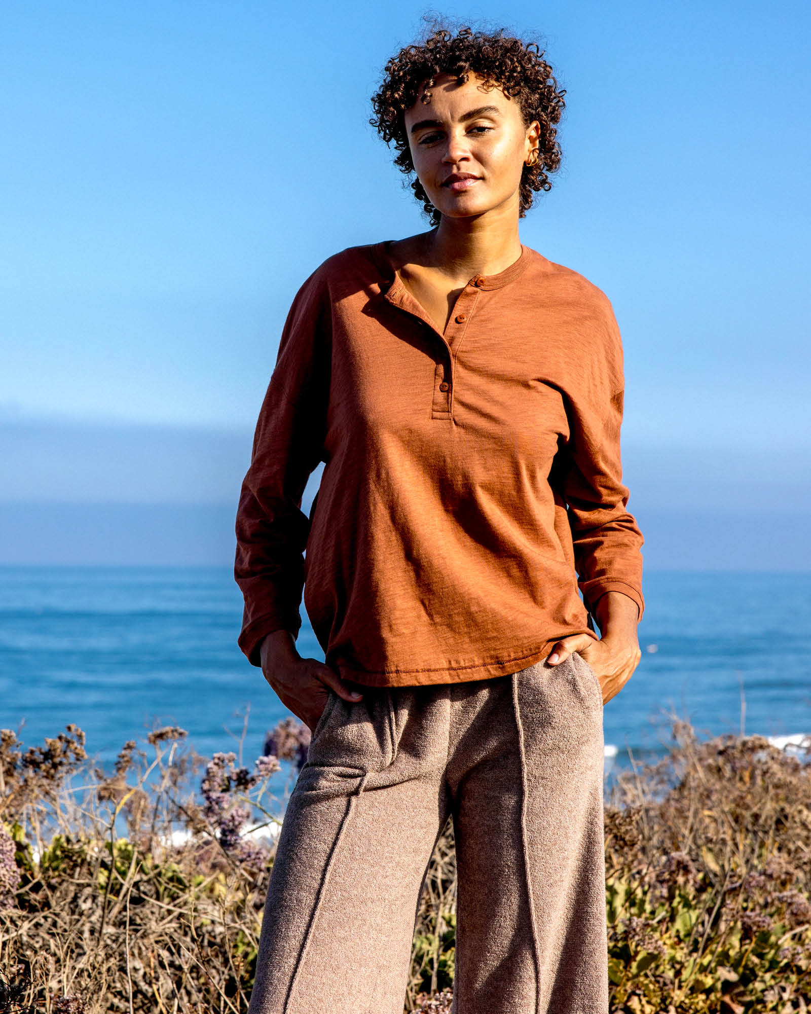 Saltwater Slub Henley - FINAL SALE - Image 2