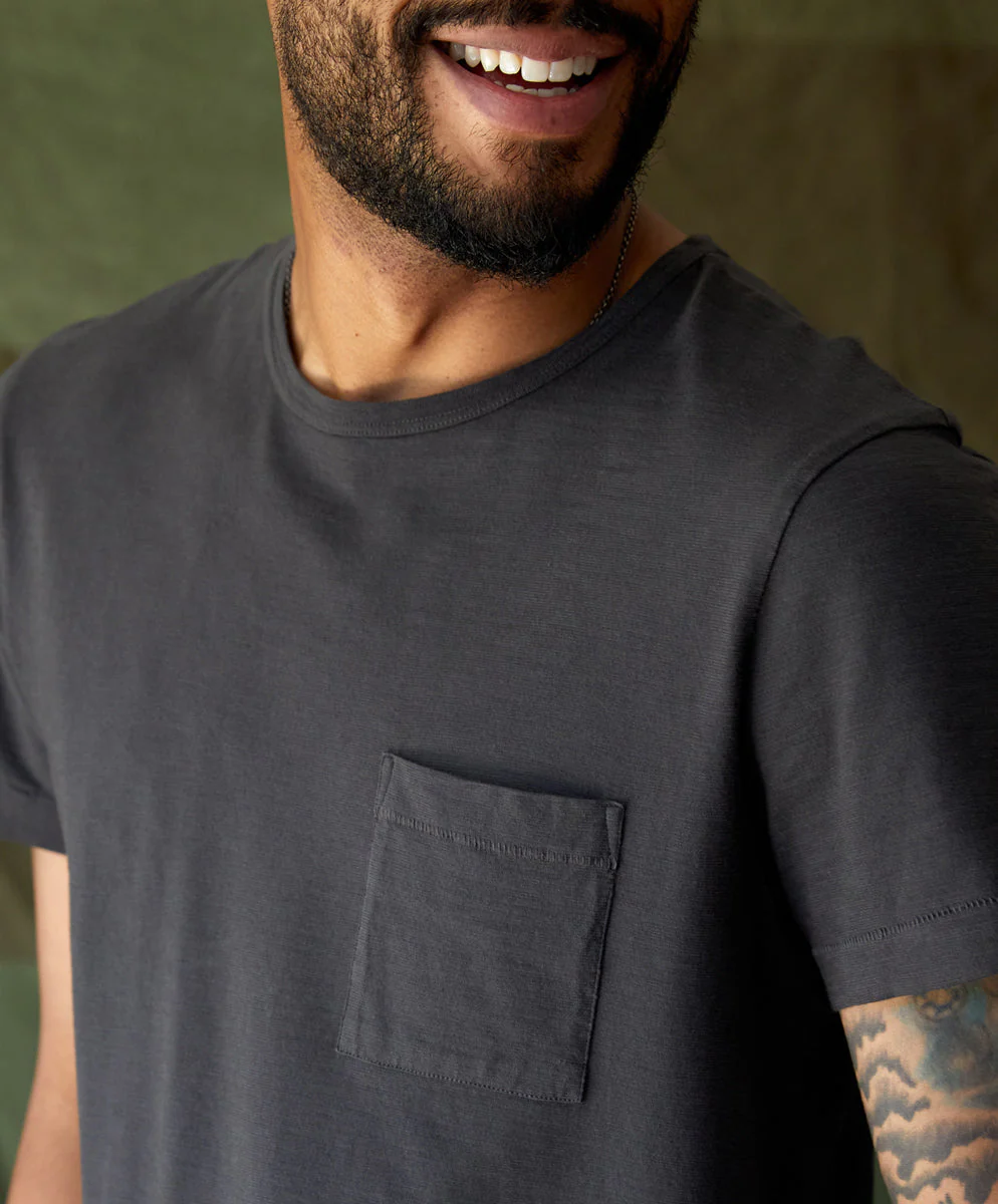 Saltwater Slub Pocket Tee - Outerworn - Image 4