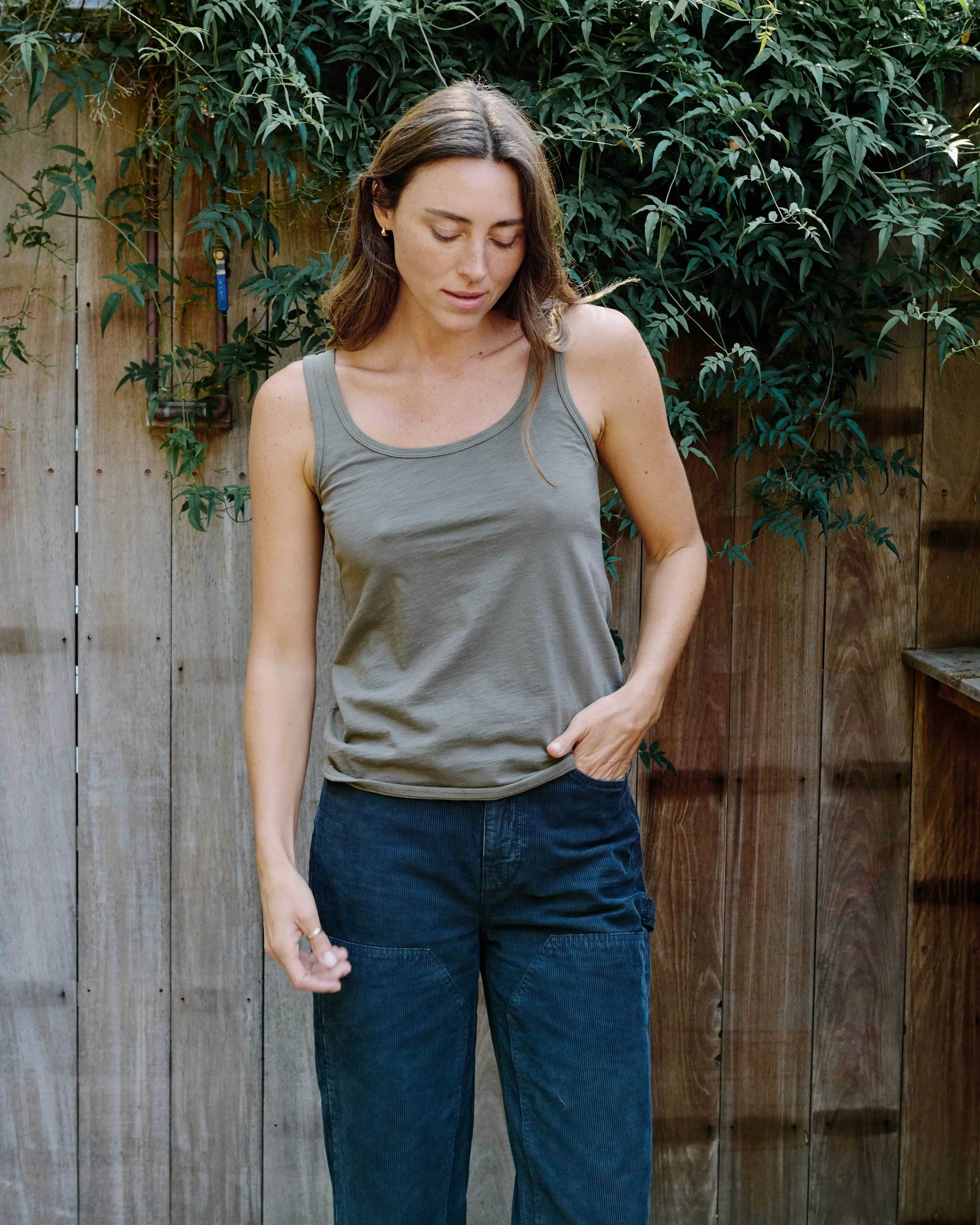 Saltwater Slub Tank - FINAL SALE