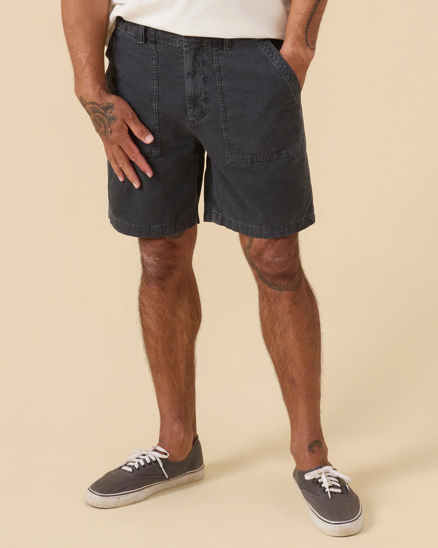 Seventyseven Cord Utility Shorts - Image 3