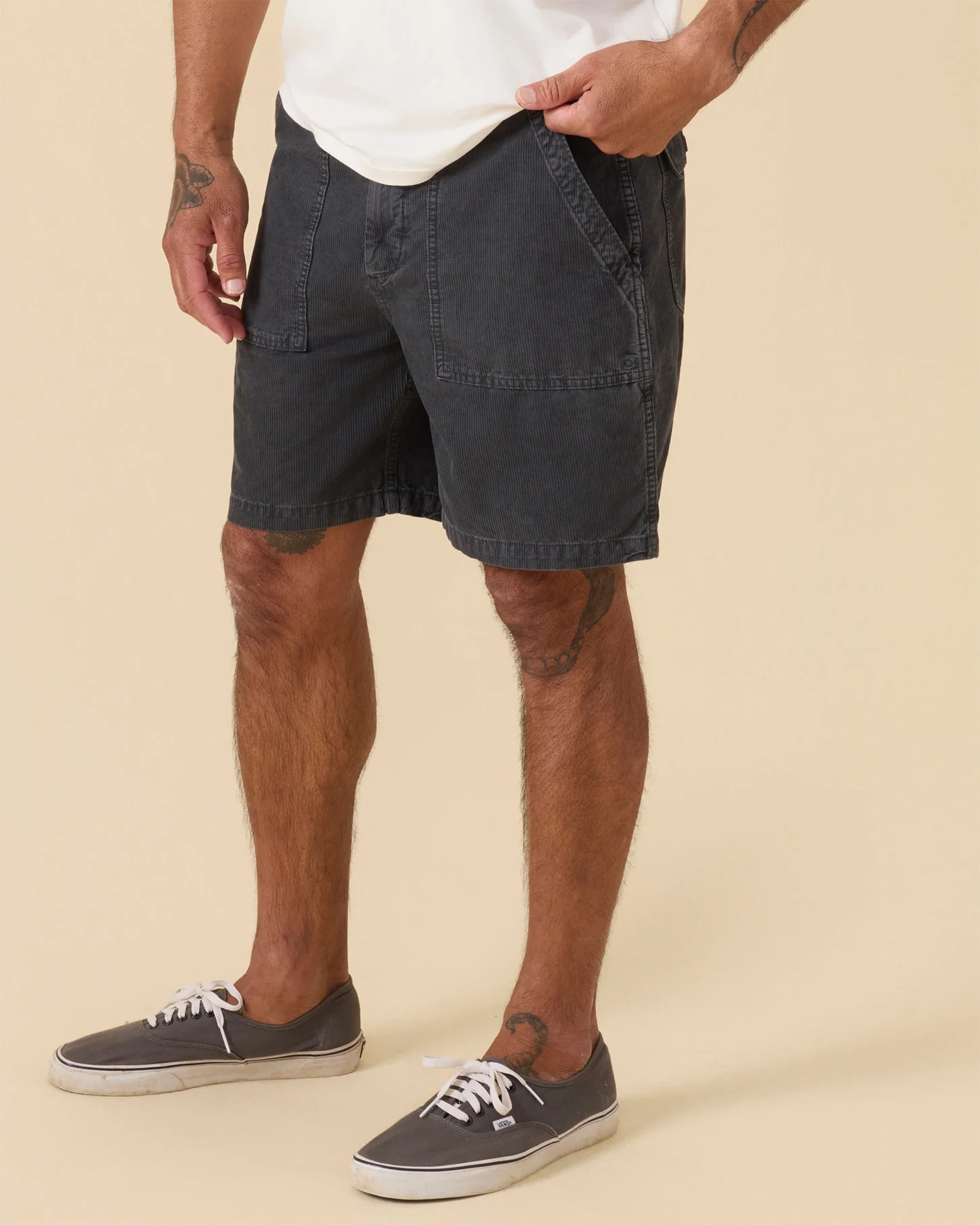 Seventyseven Cord Utility Shorts - Image 4