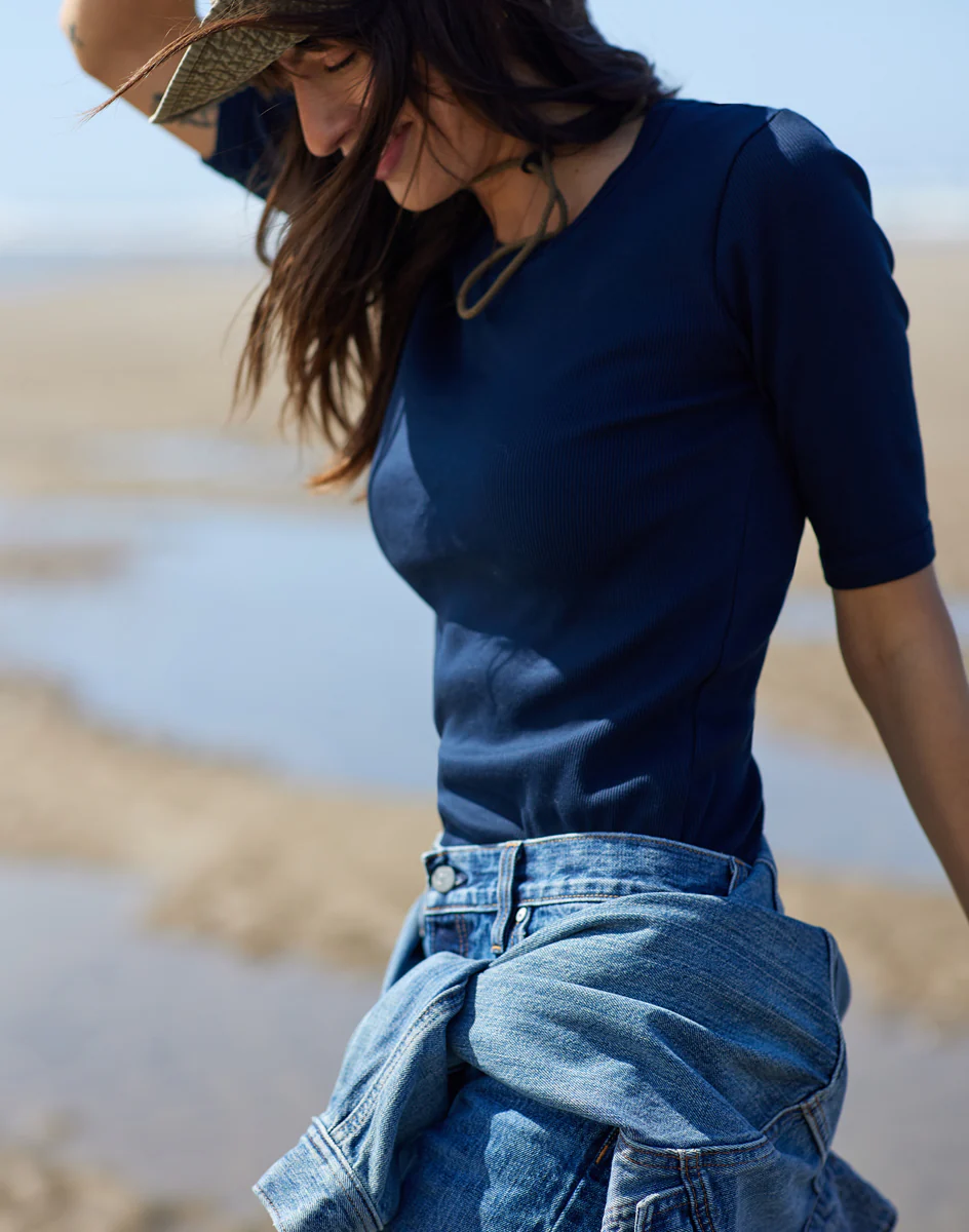 Sojourn Ribbed Tee - Outerworn - Image 2