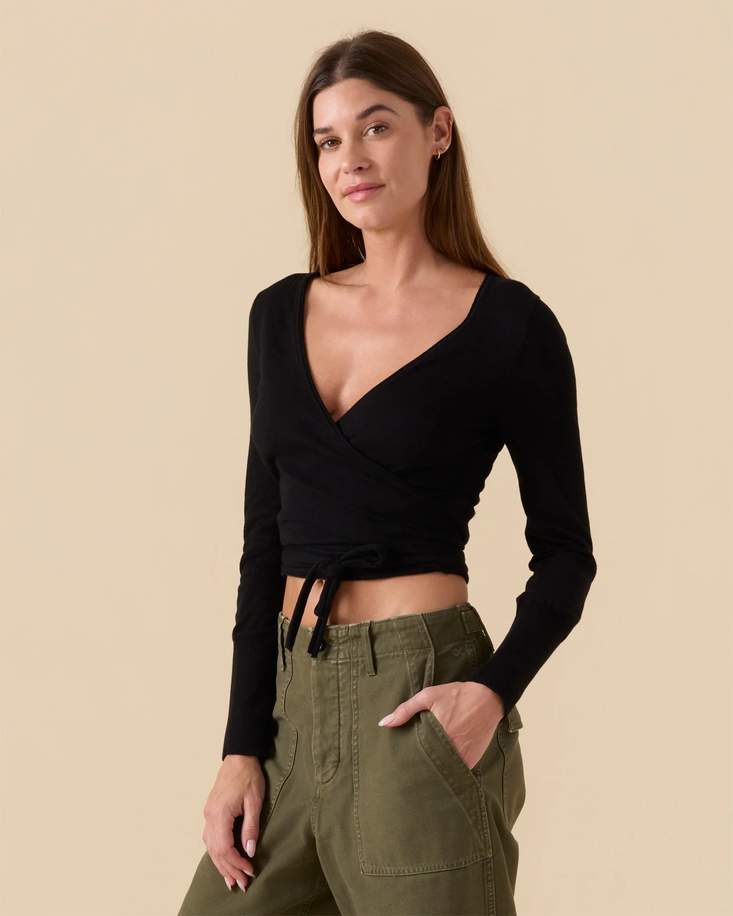 Sol Wrap Sweater - Image 2