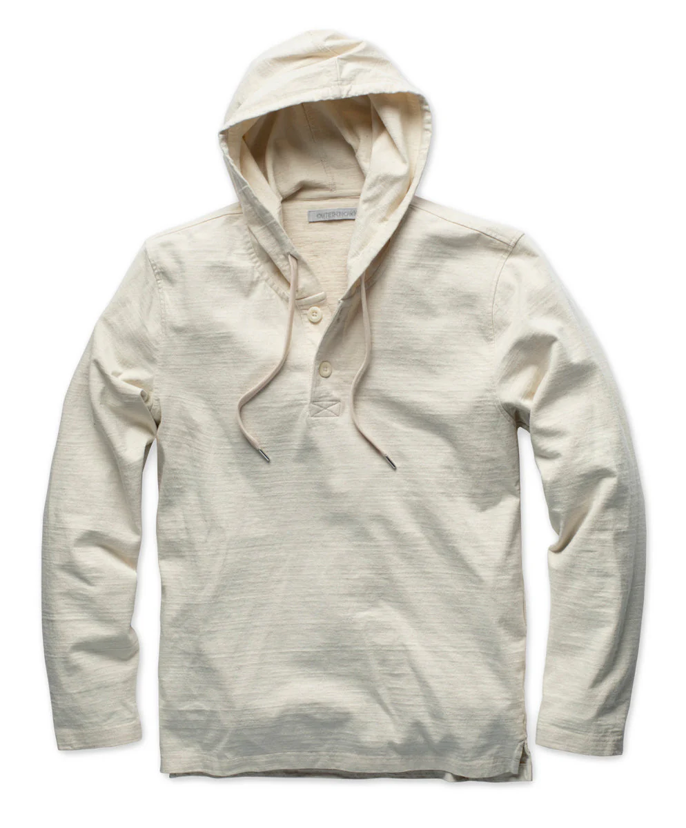 The New Denim Project Hooded Henley - Outerworn