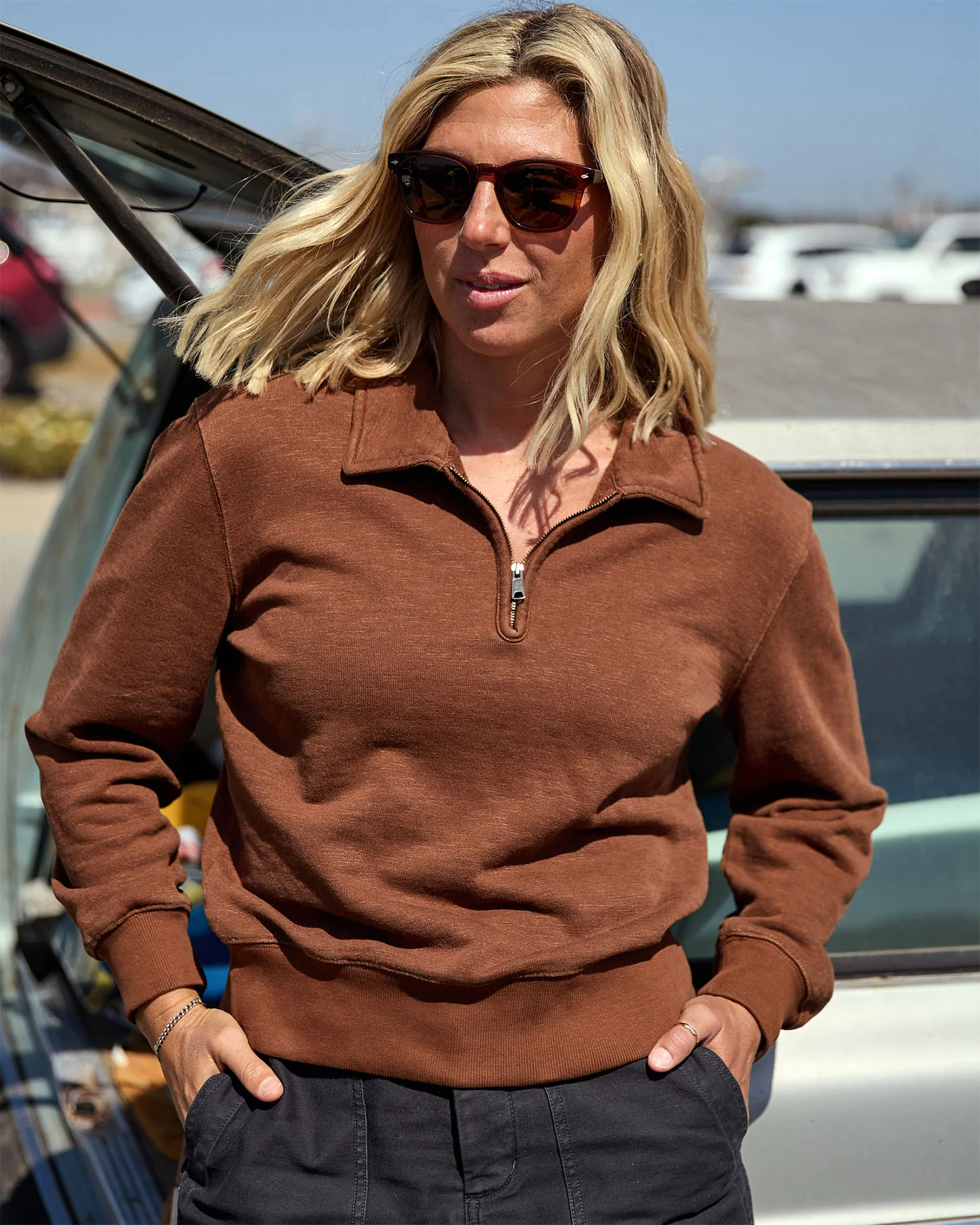 The Women's Sur Half Zip - FINAL SALE - Image 2