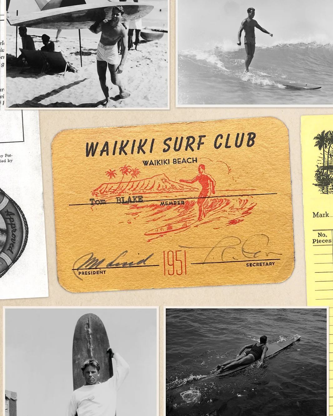 Tom Blake Hawaii Tee - FINAL SALE - Image 7
