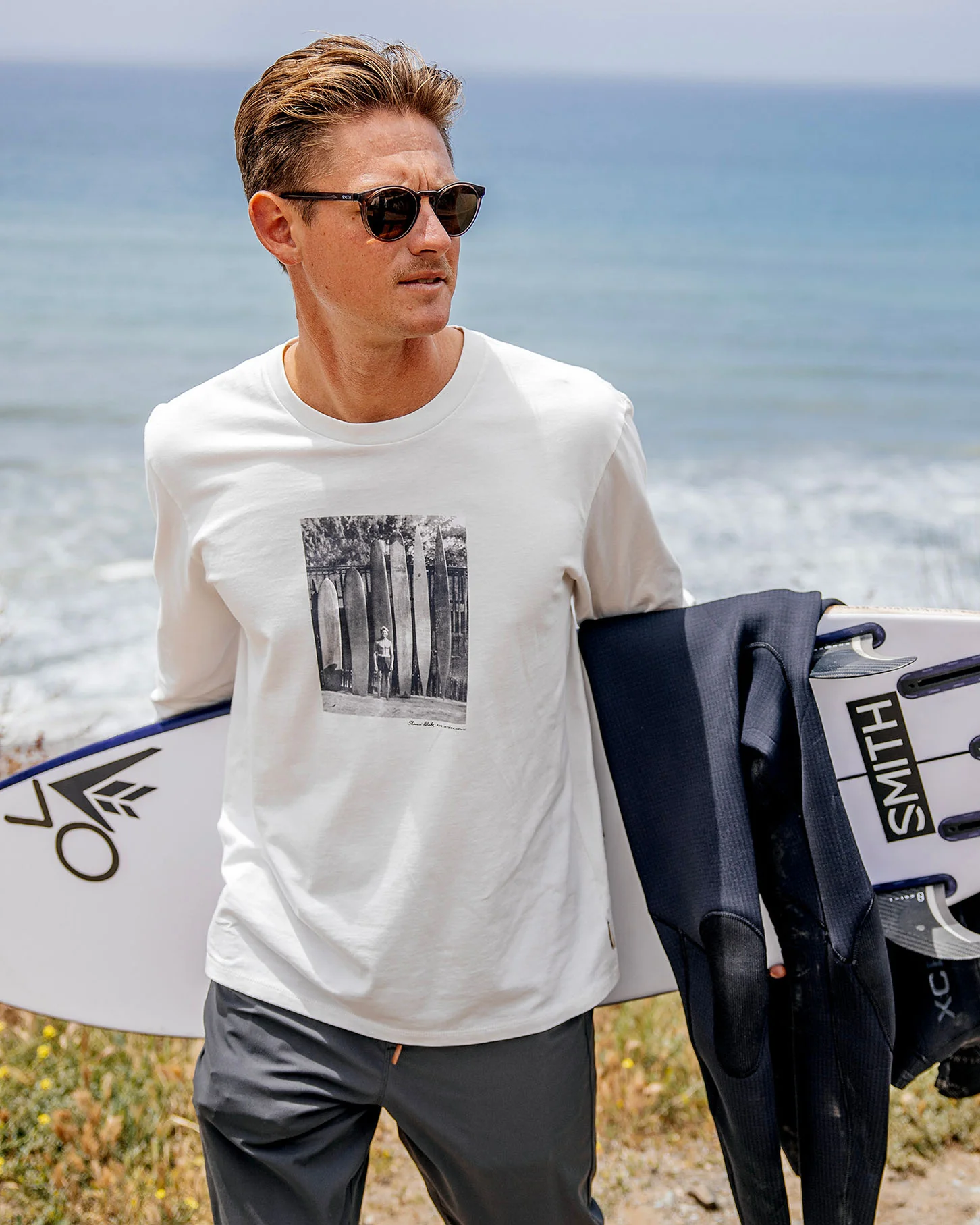 Tom Blake x Outerknown Quiver L/S Tee - FINAL SALE - Image 2