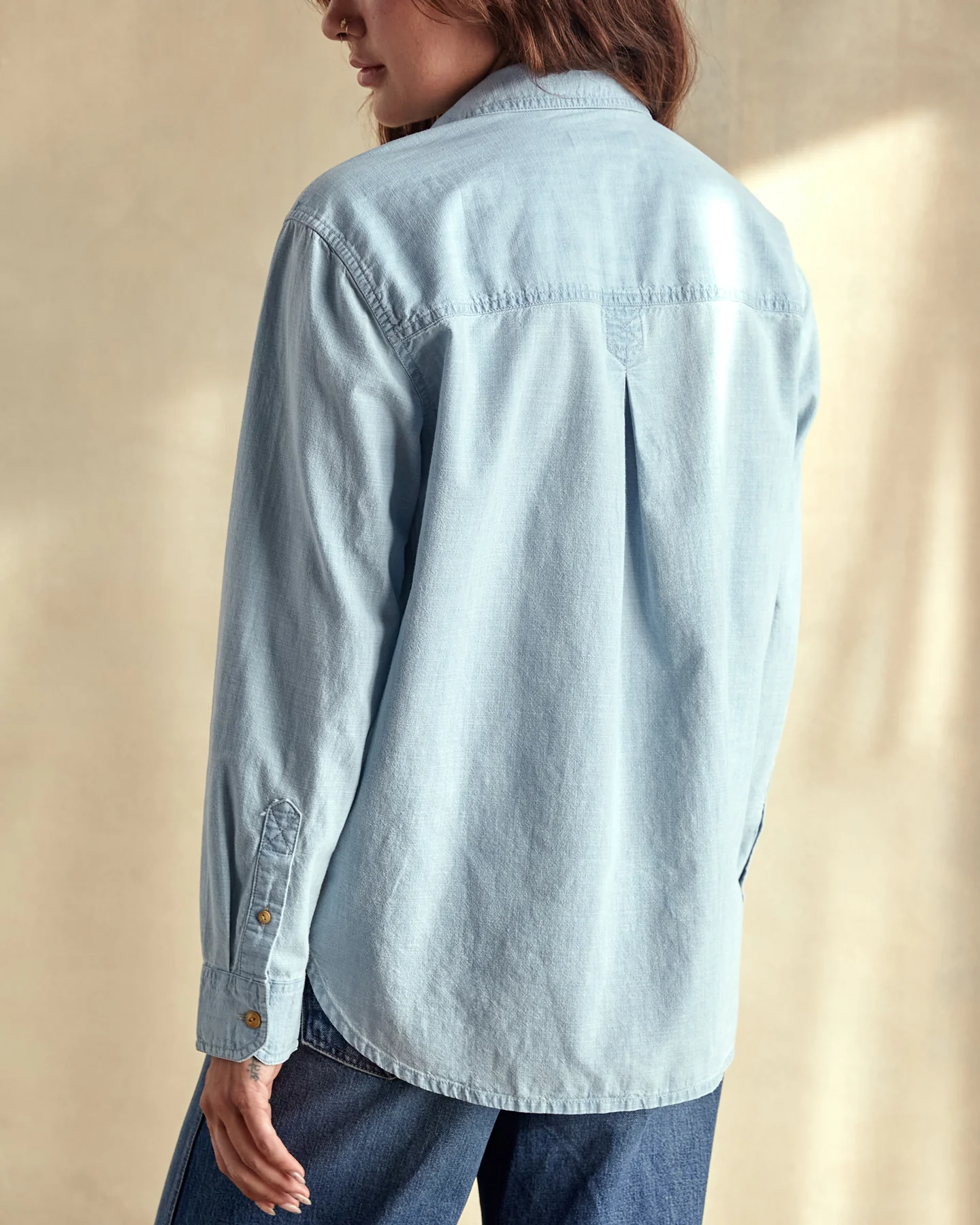Women's Chambray Utility Shirt - Image 5