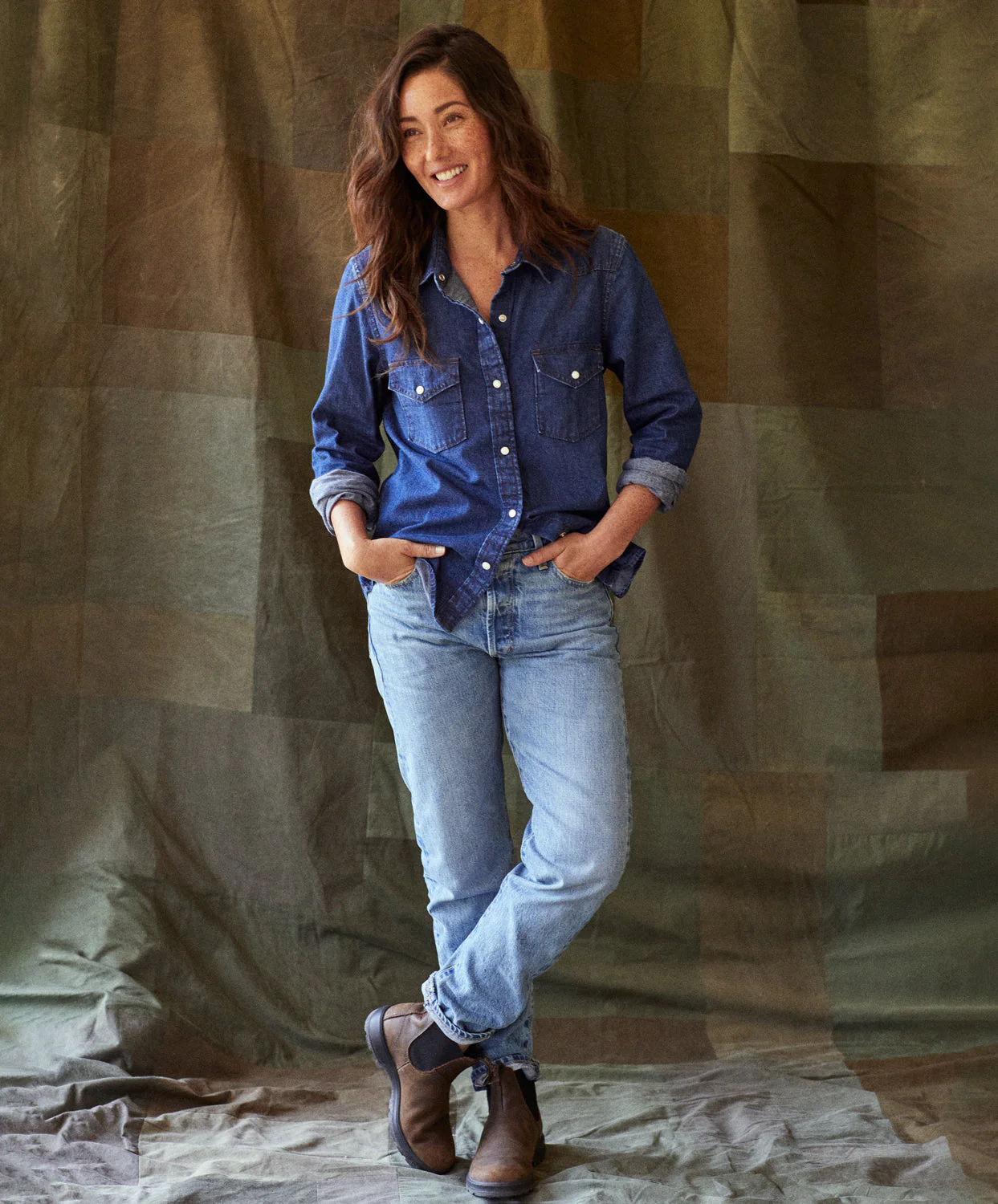 Wyatt Western Denim Shirt - Outerworn - Image 5