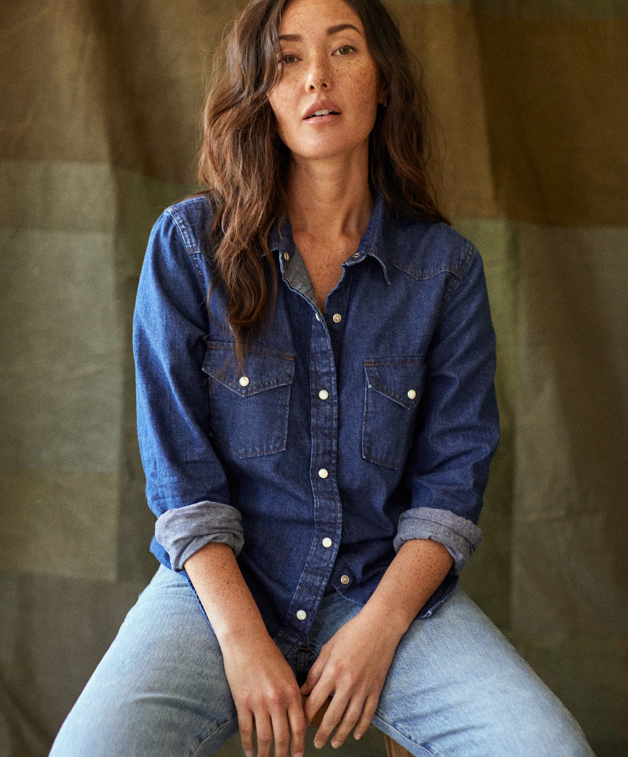 Wyatt Western Denim Shirt - Outerworn - Image 6
